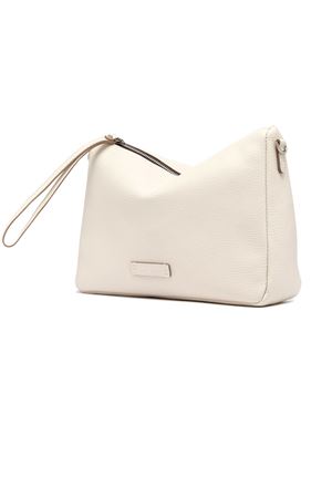 Nora Pouch bag in white hammered leather GIANNI CHIARINI | BS10225GRN91
